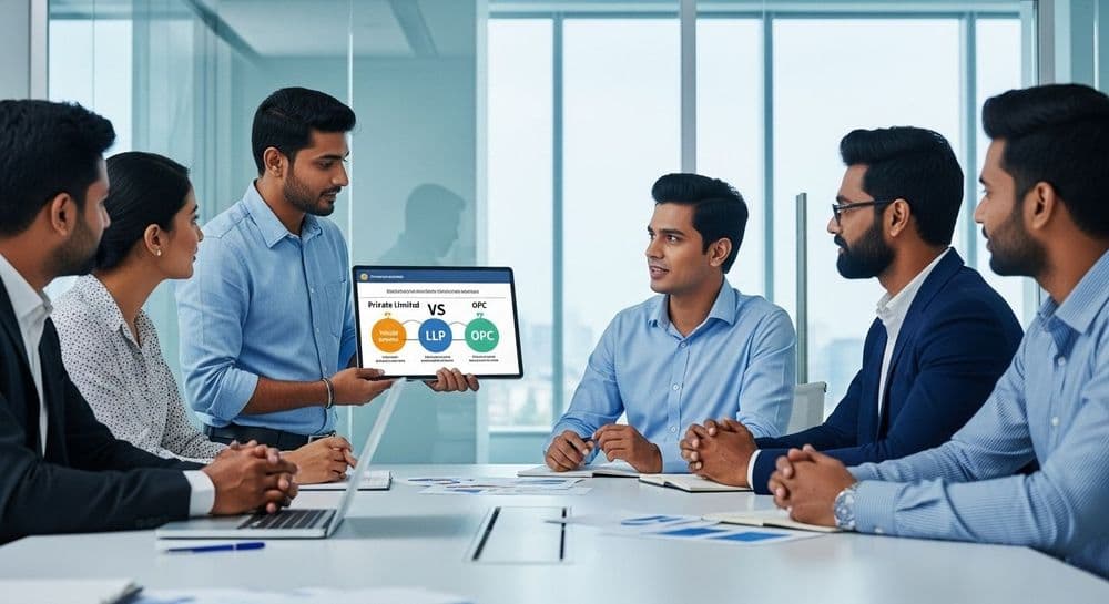 Private Limited vs LLP vs OPC: A Comprehensive Guide for Startup Founders